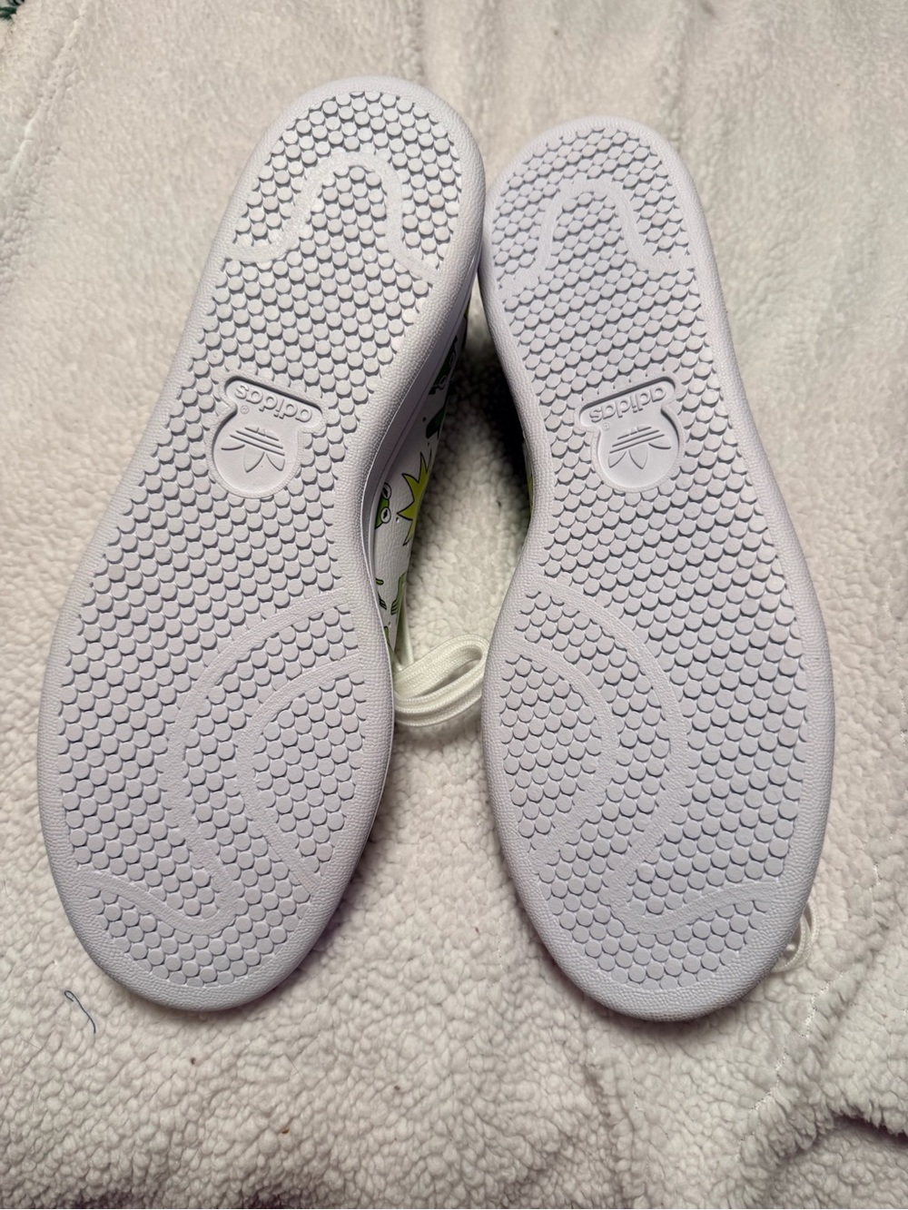 adidas Stan Smith Kermit Print Sneakers - White/Green - Picture 5 of 5